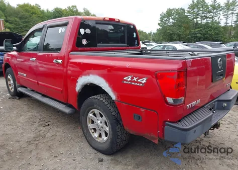 2005 Nissan Titan Se из США, поврежденный, VIN 1N6AA07B45N504714